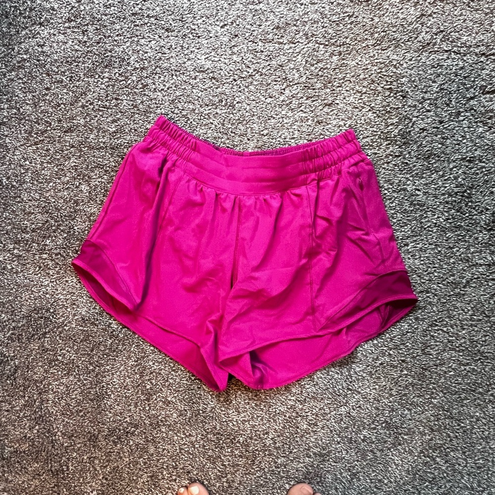 Lululemon Athletica Fuchsia Athletic Shorts